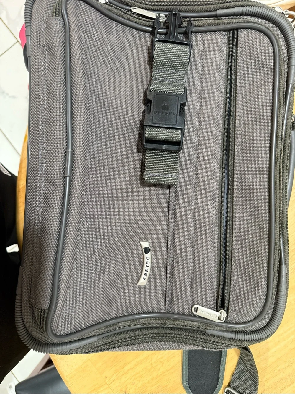Men's Compact Travel Briefcase Bag - Gray